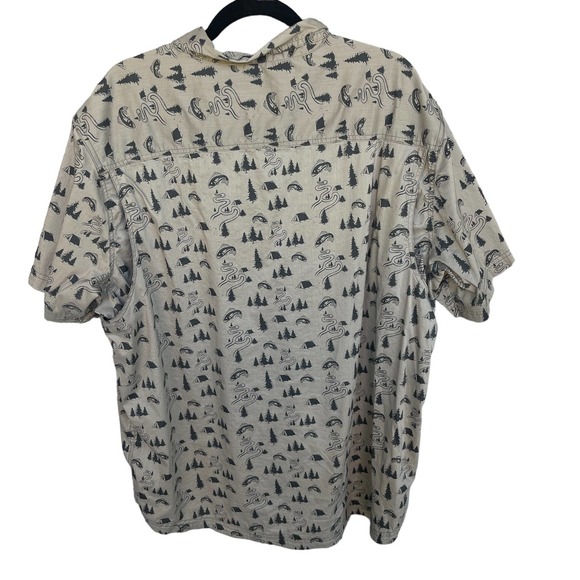 Wolverine Button Up Shirt Mens XXL 2X Brown Snap Front Vented Outdoor - Picture 2 of 12